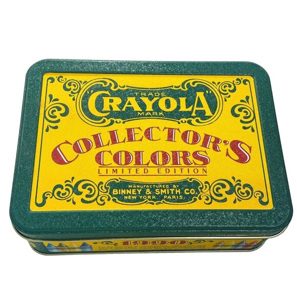 Crayola Collector Tin W Lid Storage Gift Box Limited Edition NO CRAYONS Vintage - Picture 11 of 11